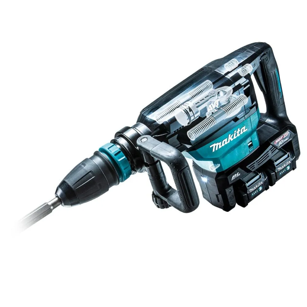 Makita HM002GT201 80V (40Vx2) Max 5.0Ah Cordless Brushless SDS Max Demolition Hammer Combo Kit
