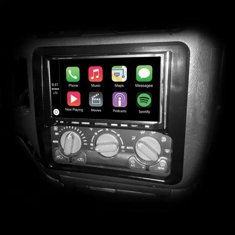 Metra 95-3027 2 Din Dash Kit for Select Chev GMC Isuzu Trucks SUV 98-02