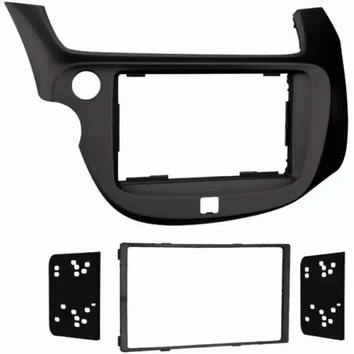 Metra 95-7877B Black Double DIN Stereo Dash Kit for 2009-up Honda Fit