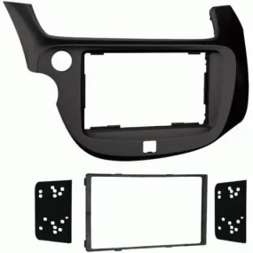 Metra 95-7877B Black Double DIN Stereo Dash Kit for 2009-up Honda Fit