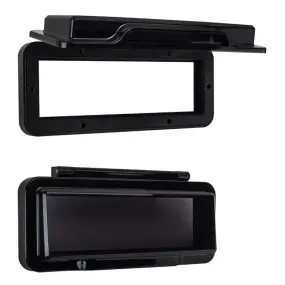 Metra 99-9003B Black Weatherproof Marine Cover for Single DIN Radios