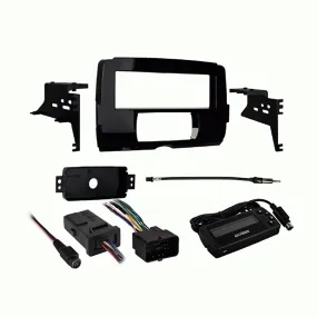 Metra 99-9700WR 2DIN Water Resistant Dash Kit For 2014-Up Harley Davidson Motorcycle