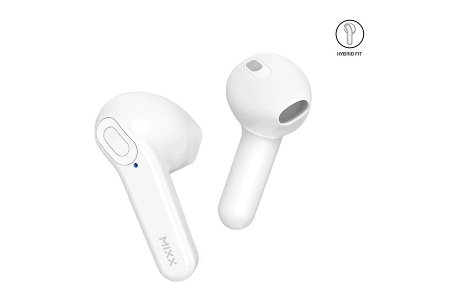 Mixx Streambuds Hybrid Charge 2 Wireless Earbuds | White