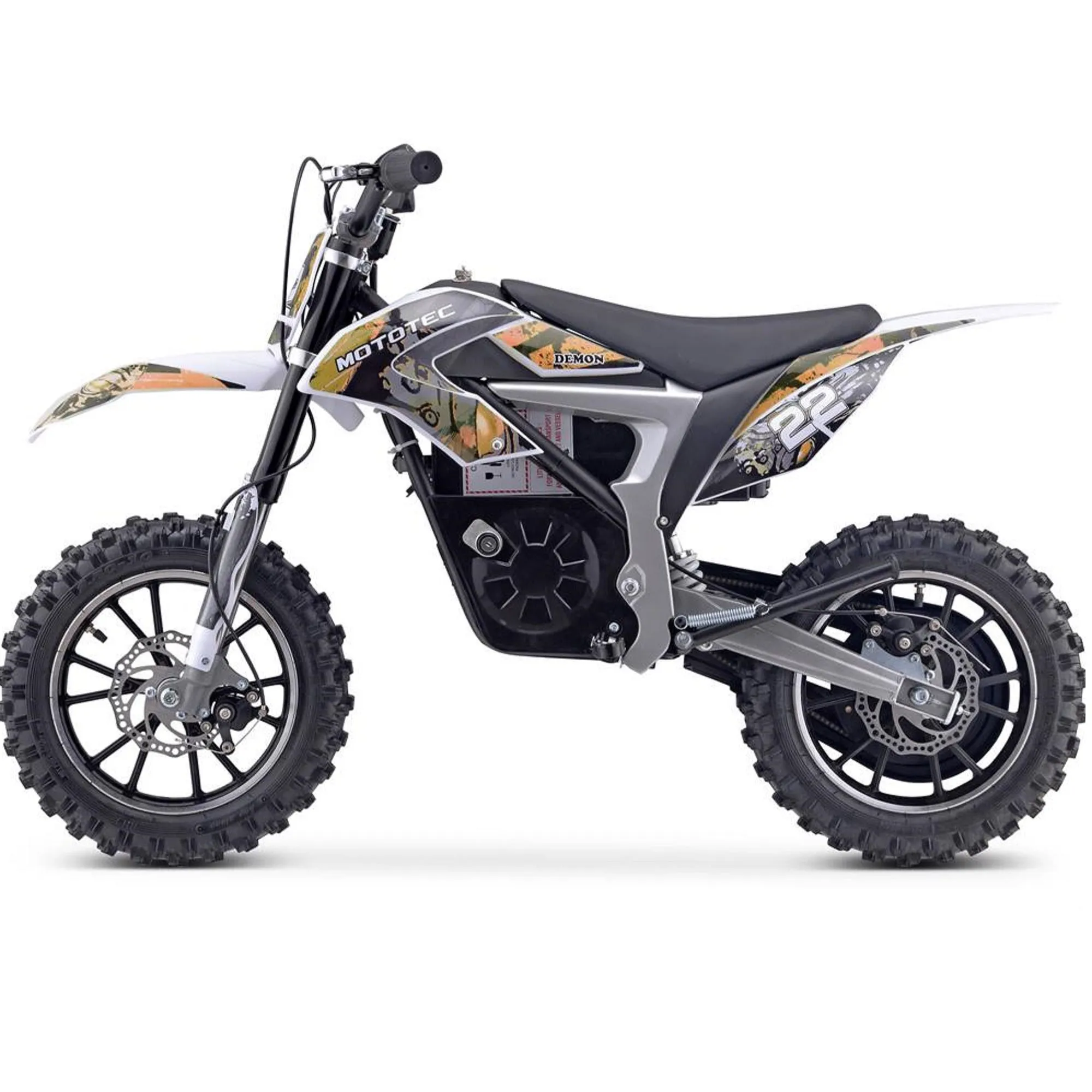 MotoTec 500W 36V Demon Electric Mini Dirt Bike