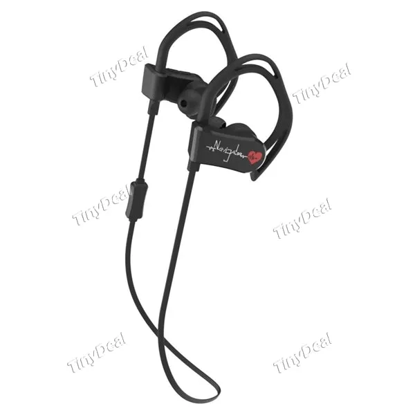 O-BOX Bluetooth 4.0 Noise Cancelling Sport Headphones Wireless Earphones Heart Rate Monitor Sweatproof Earbuds