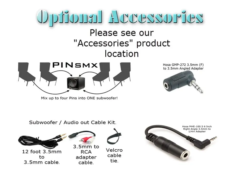 PinPAC 2 MAC WHITESTAR Headphone Kit for Stern Whitestar Systems