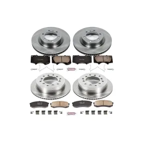 PowerStop OE Front and Rear Brake Kit Pads and Rotors 2024-2014 Toyota 4Runner (KOE5874)