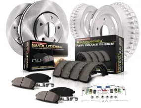 PowerStop OE Front and Rear Brake Kit Pads Rotors and Drums 2023-2016 Toyota Tacoma (K15231DK)