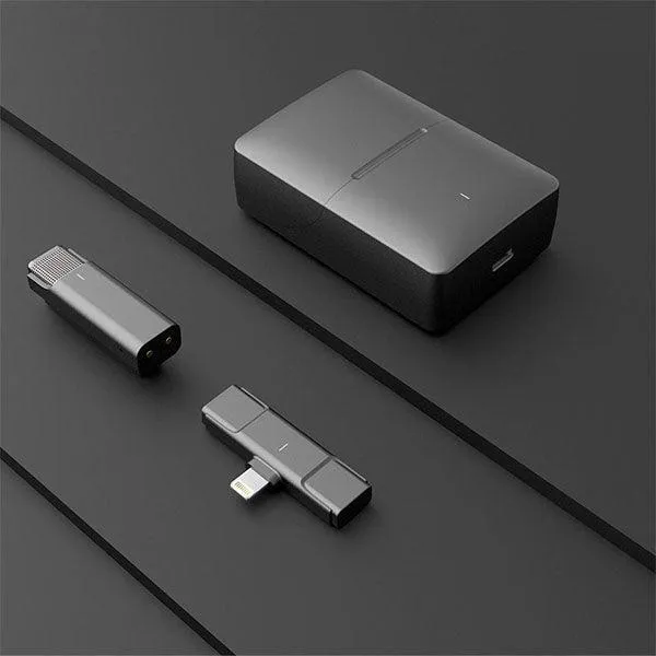 Professional Wireless Clip-On Lavalier Microphone for Lightning Devices-7YLP