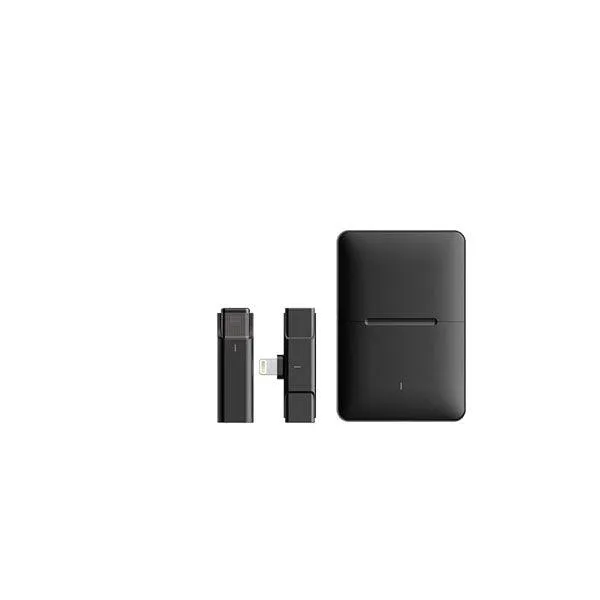 Professional Wireless Clip-On Lavalier Microphone for Lightning Devices-7YLP