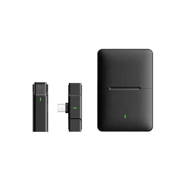 Professional Wireless Clip-On Lavalier Microphone for Type C Devices-0G7B