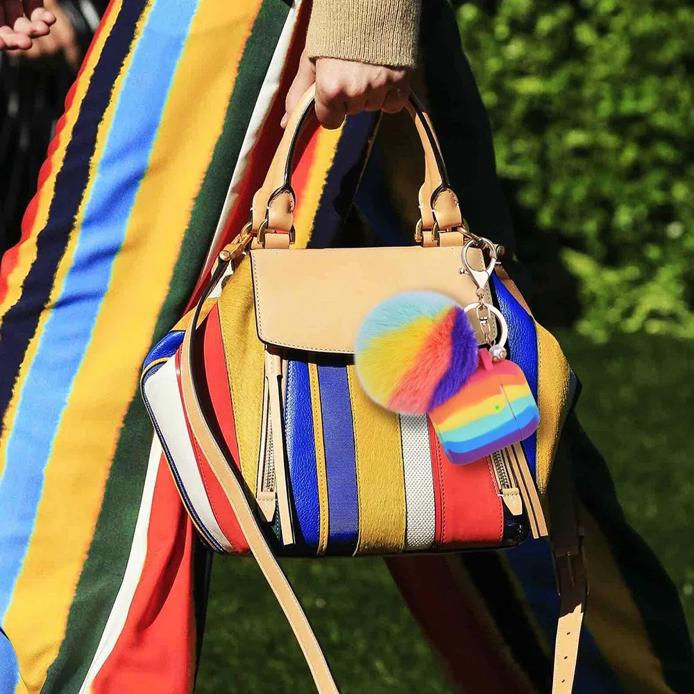 Rainbow Pride Keychain Case for Airpods