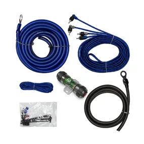Raptor R4A8 MID SERIES 360W 8 AWG Amp Kit Spec Copper Clad Aluminum with RCA Cable