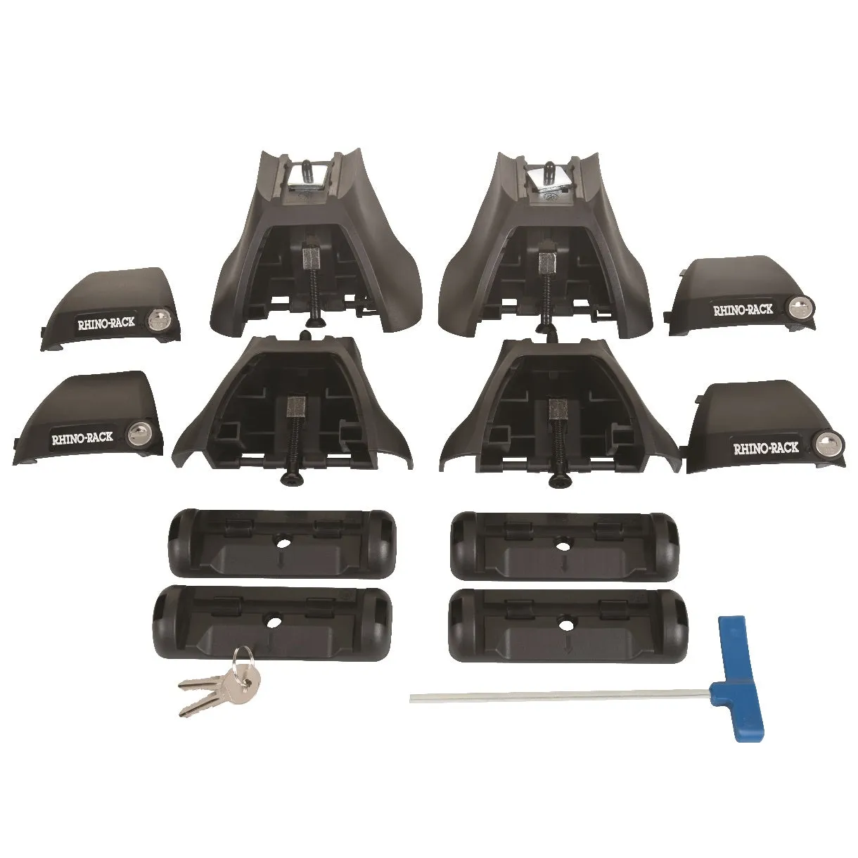 Rhino-Rack Vortex 2500 2 Bar Roof Rack - Black | 2022-2025 Toyota Tundra