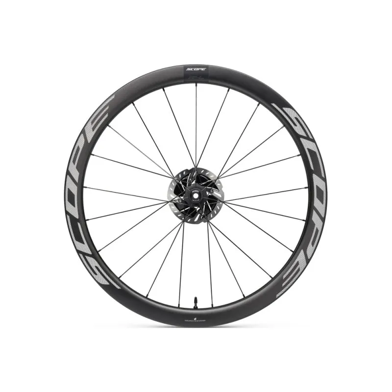Scope R4.A Disc Brake Wheelset Shimano HG With White Decals