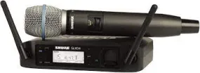 Shure GLXD24/B87A Digital Wireless Vocal System with Beta 87A Vocal Microphone