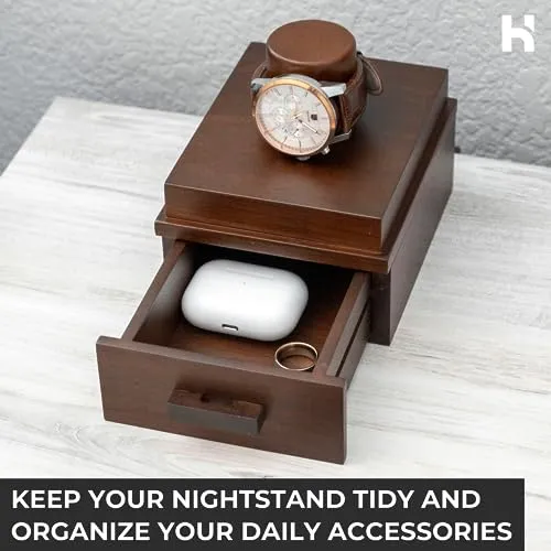 Single Watch Box for Men - Single Watch Display Case with Clear Acrylic Watch Holder