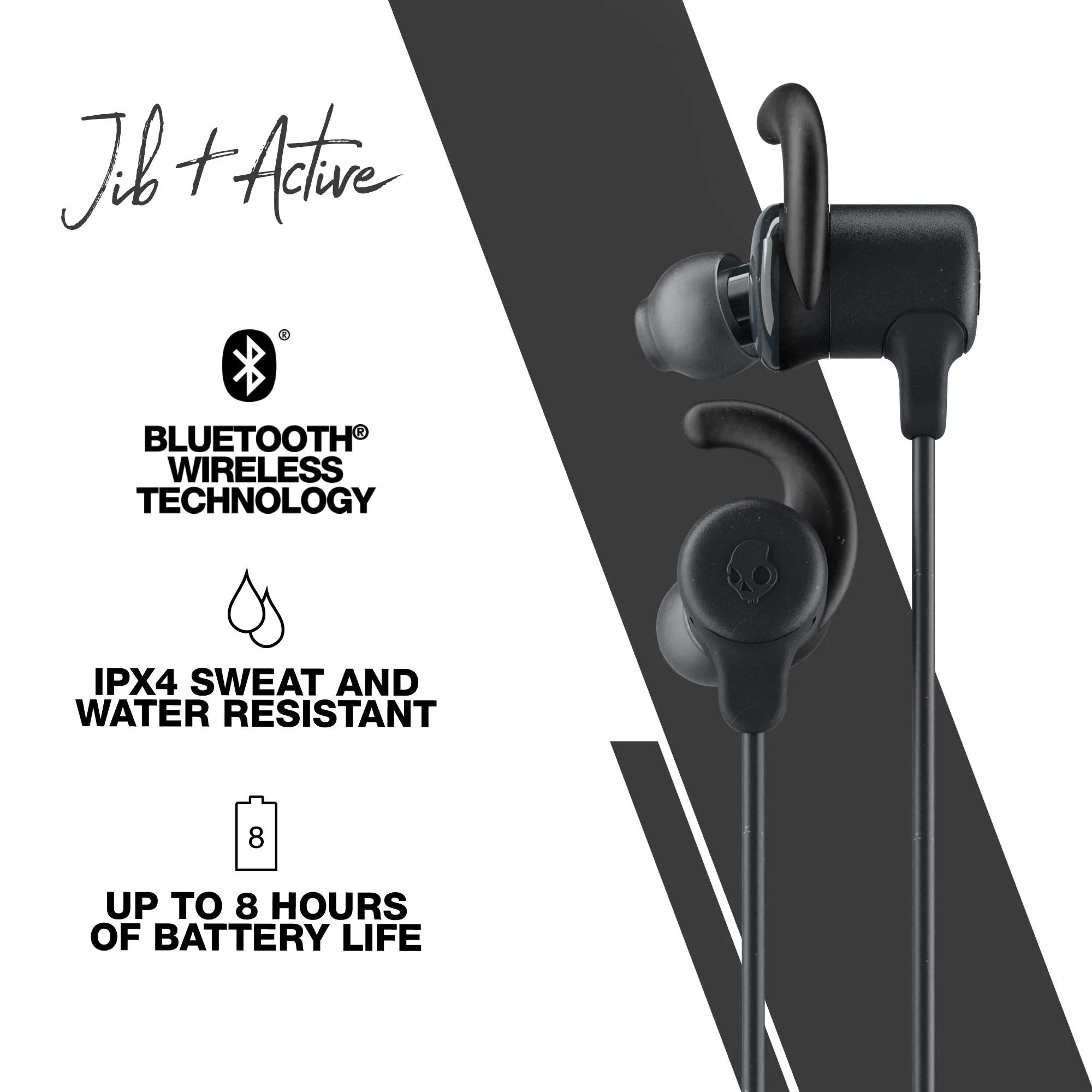 Skullcandy Jib  Active Wireless In-Ear Earbud - Black

￼

￼

￼

￼

￼

￼