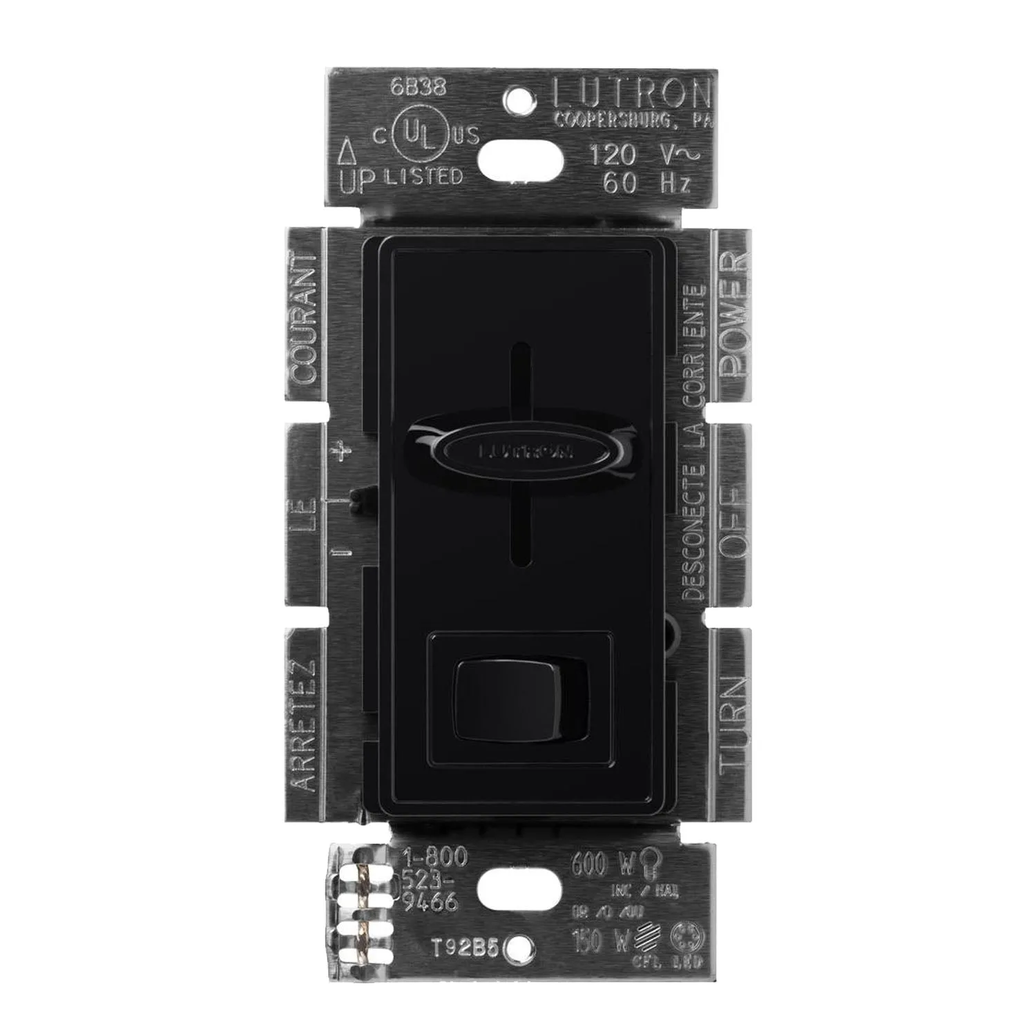 Skylark LED  Dimmer Switch, 150-Watt, Single Pole or 3-Way, Black