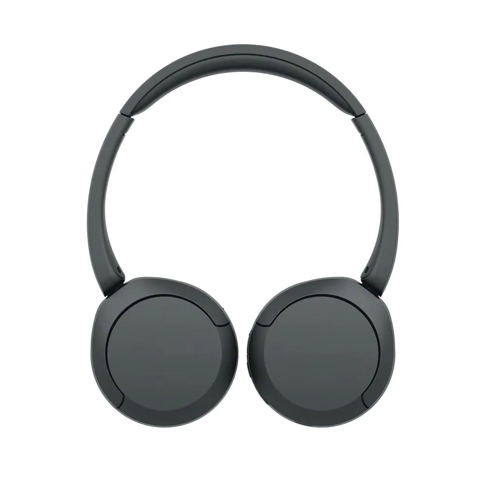 SONY WH-CH520 On-Ear Wireless Headphones with Bluetooth 5.2, Microphone, Type-C, EQ Settings, Headphones Connect App, DSEE Audio Restoration, 30mm Driver and 50 Hours Playback for Phone, Laptop, Computer - Black, Cream, Blue, White