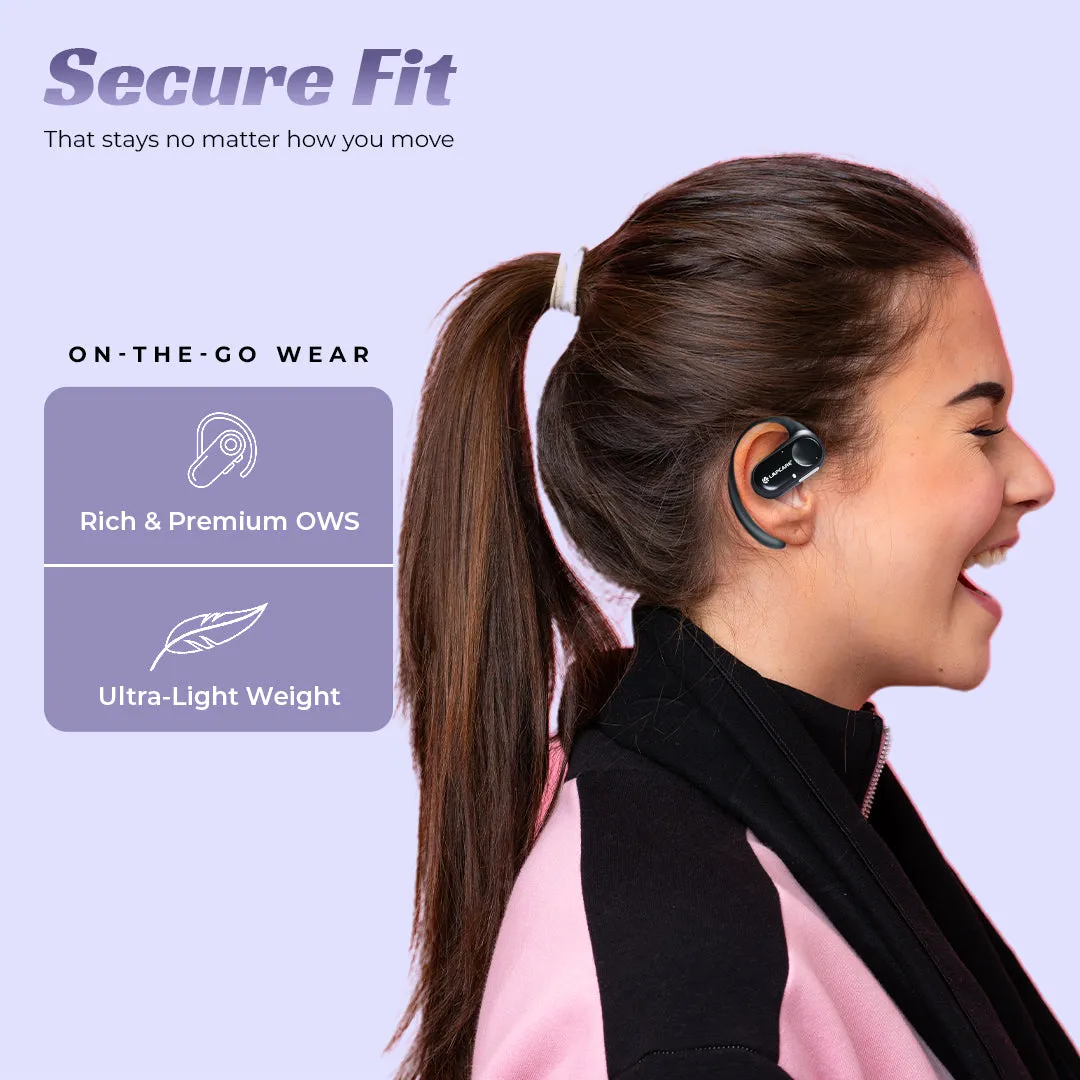 Soulbuds Wireless Earbuds With 24Hrs* Playtime, Quad Mic & ENC - White