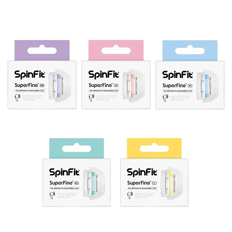 Spinfit SuperFine Cloud Comfort Earbud Tips for AirPods Pro 1＆2