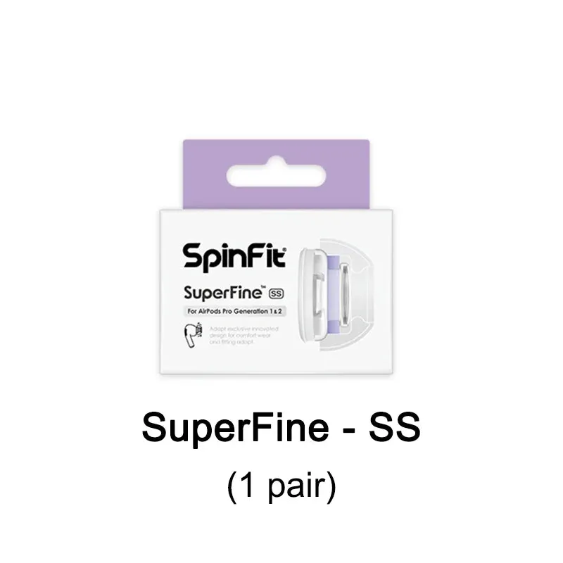 Spinfit SuperFine Cloud Comfort Earbud Tips for AirPods Pro 1＆2