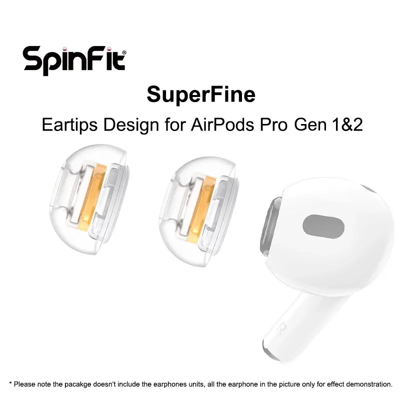 Spinfit SuperFine Cloud Comfort Earbud Tips for AirPods Pro 1＆2