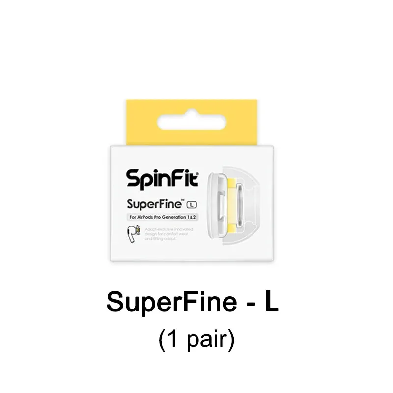 Spinfit SuperFine Cloud Comfort Earbud Tips for AirPods Pro 1＆2