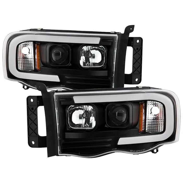 Spyder Platinum Dodge Ram 1500 2500 3500 03-05 Headlights Black