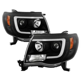 Spyder Platinum Toyota Tacoma 05-11 V2 Pro Headlights Black