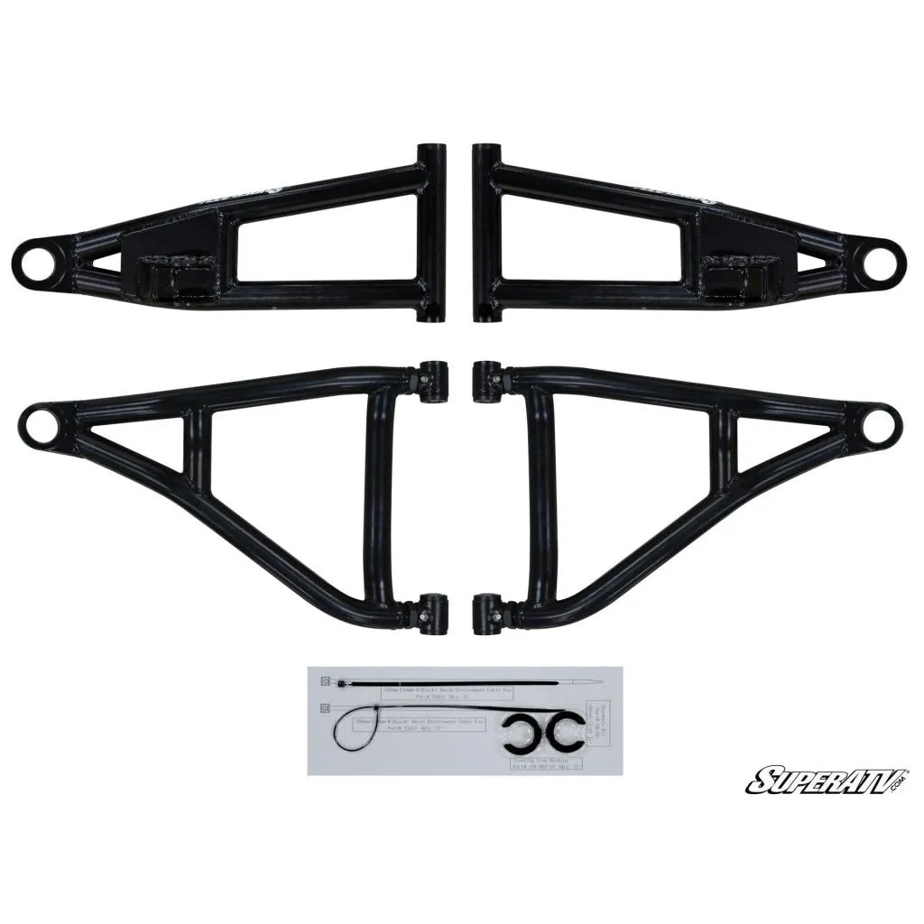 SuperATV Honda Pioneer 1000 High Clearance Forward 1.5" Offset A-Arms