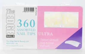 The Edge Ultra Nail Tips Box Of 360 Assorted Tips
