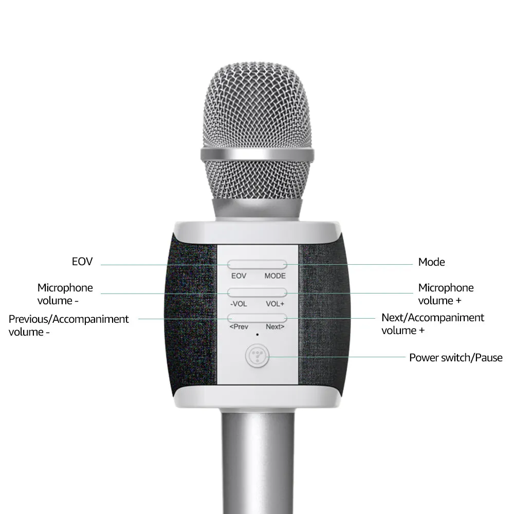 TOSING 027 Wireless Karaoke Microphone