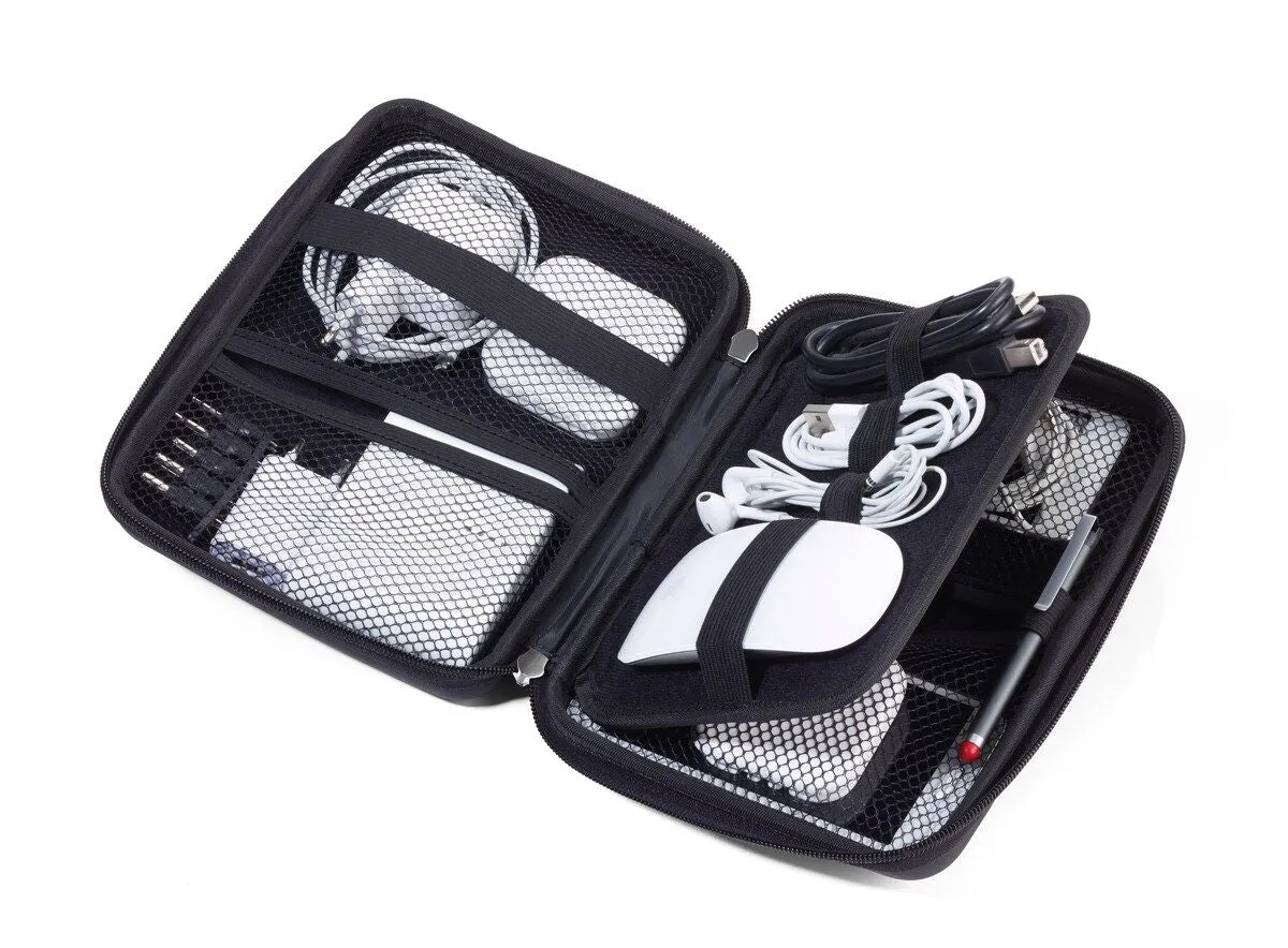 Troika Zip Around Travel Case and Tech Accessory Organizer