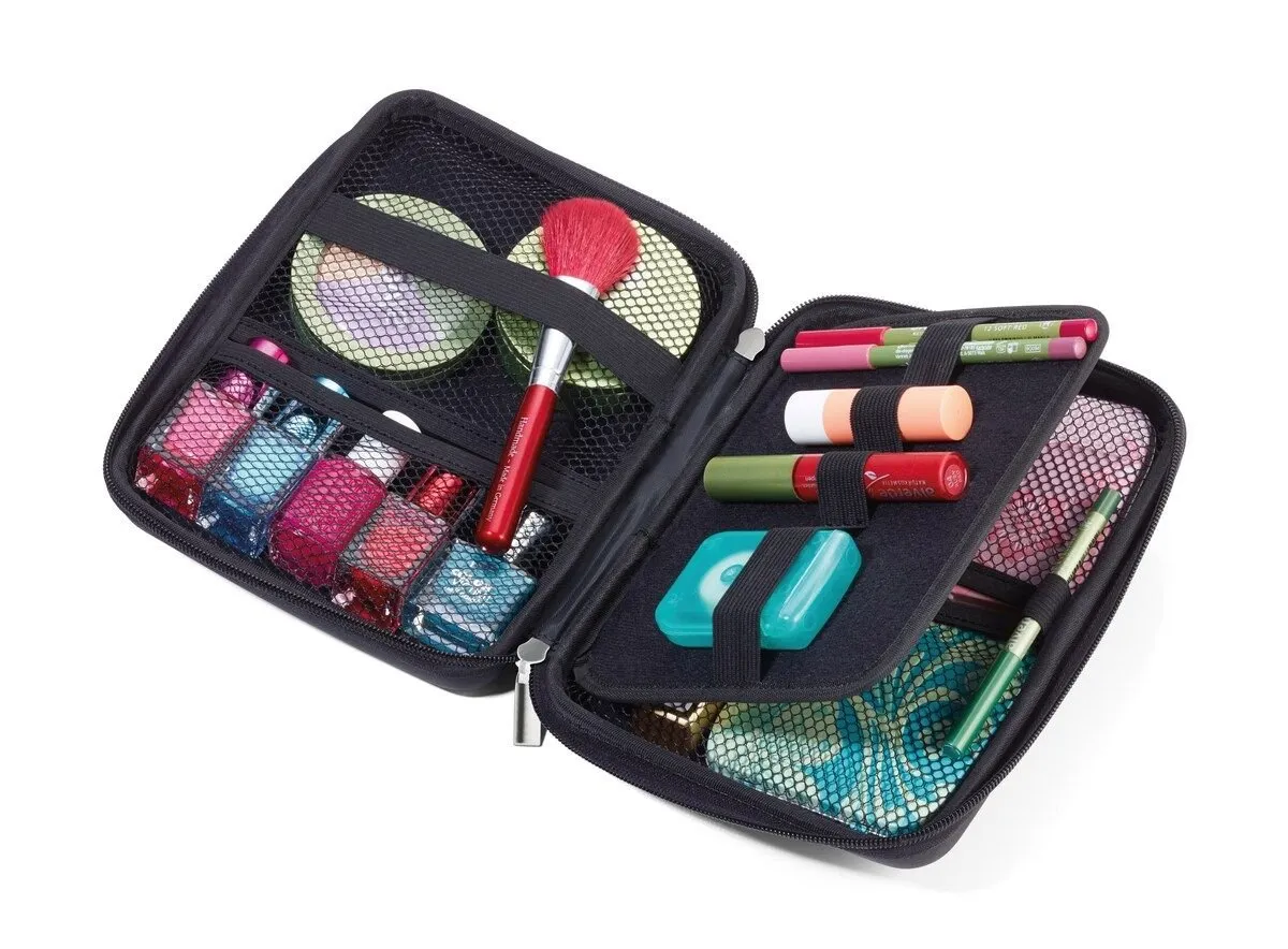 Troika Zip Around Travel Case and Tech Accessory Organizer