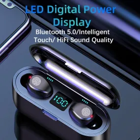 TWS Bluetooth Earphones 5.0 Wireless with Headphones