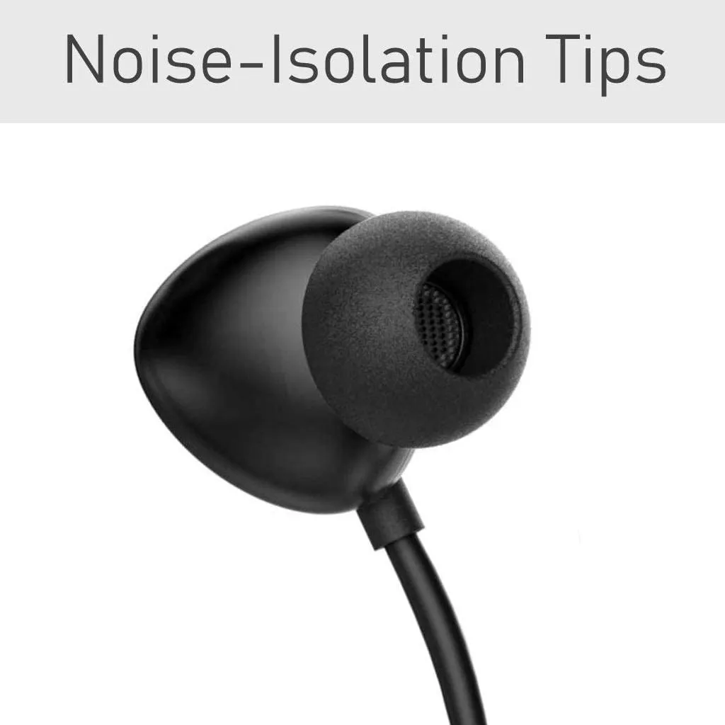 Type C Headphones, In-Ear Wired Earbuds with Microphone & Volume Control Mic Earphones