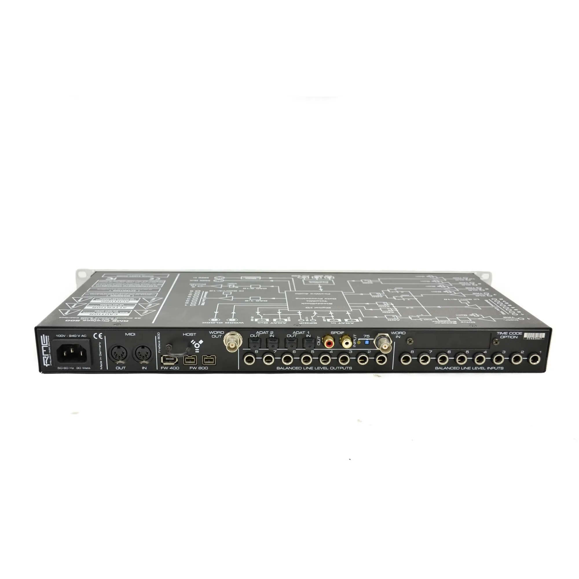 Used RME Fireface 800 Firewire Audio Interface