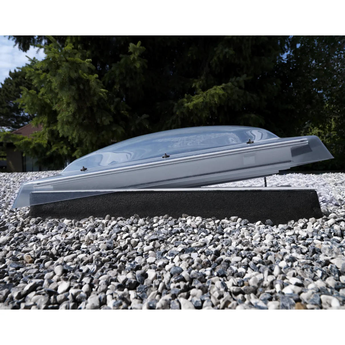 VELUX CVP 090120 S06G INTEGRA® Electric Opening Clear Flat Roof Window (90 x 120 cm)