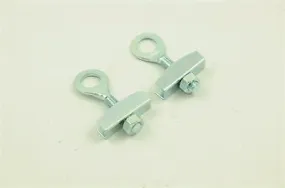 VINTAGE BIKE CHAIN ADJUSTER TENSIONER FOR 3-8" (10mm) AXLES SUIT ROADSTERS ETC