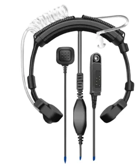 Waterproof Adjustable Acoustic Throat Mic Headset Tactical Acoustic Tube for Baofeng UV-9R PRO UV 9R Plus Walkie Talkie Earpiece