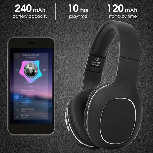Wireless Over-Ear Foldable Headphones