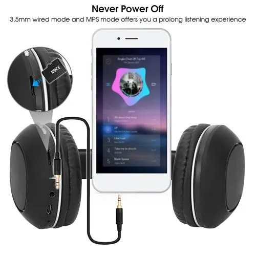 Wireless Over-Ear Foldable Headphones