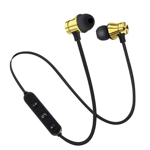 XT11 Magnetic Wireless Bluetooth Earphones Running Music Headset Neckband Sports Earbuds Earphones With Noise Cancelling Mic