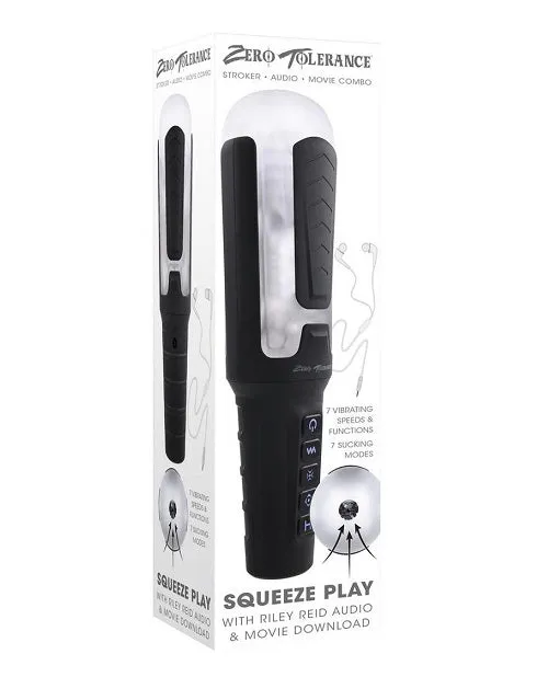 Zero Tolerance Squeeze Play Stroker with Riley Reid Audio