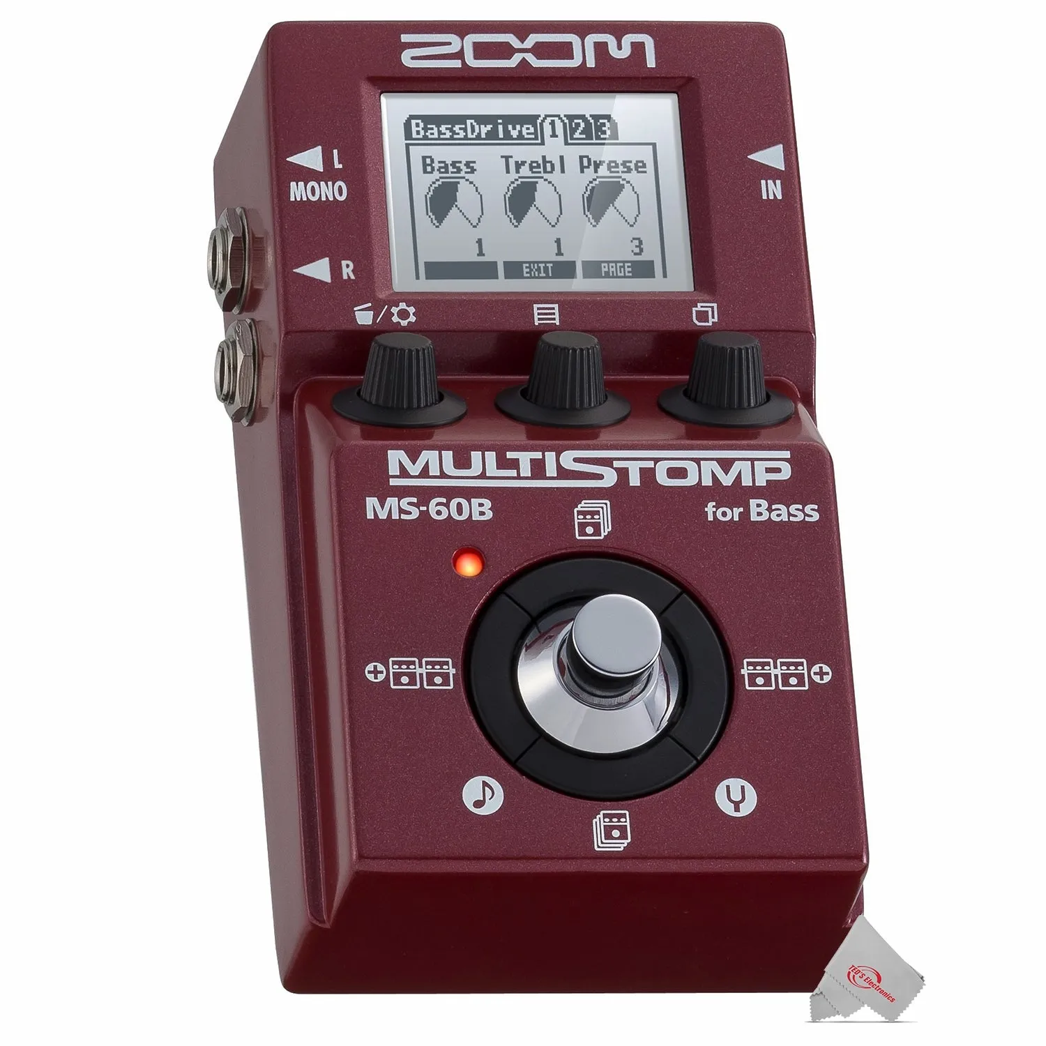 Zoom MS-60B MultiStomp Bass Pedal