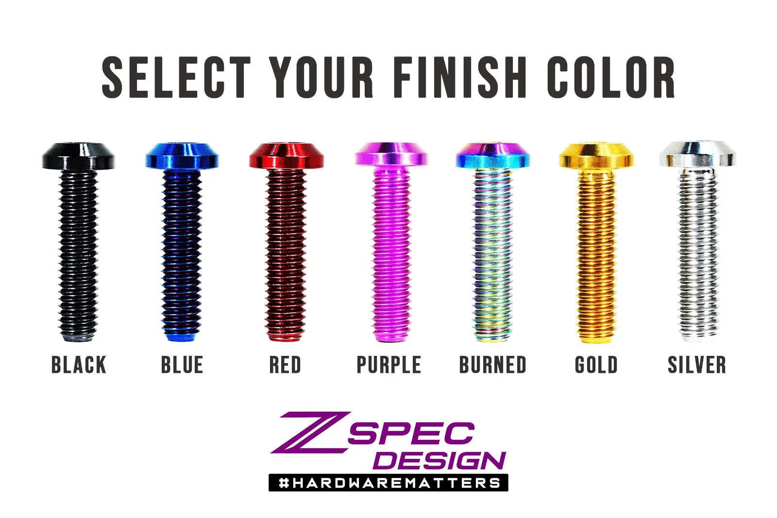 ZSPEC "Stage 3" Dress Up Bolts® Fastener Kit for '15-21 Subaru WRX & STI, Grade-5 Titanium